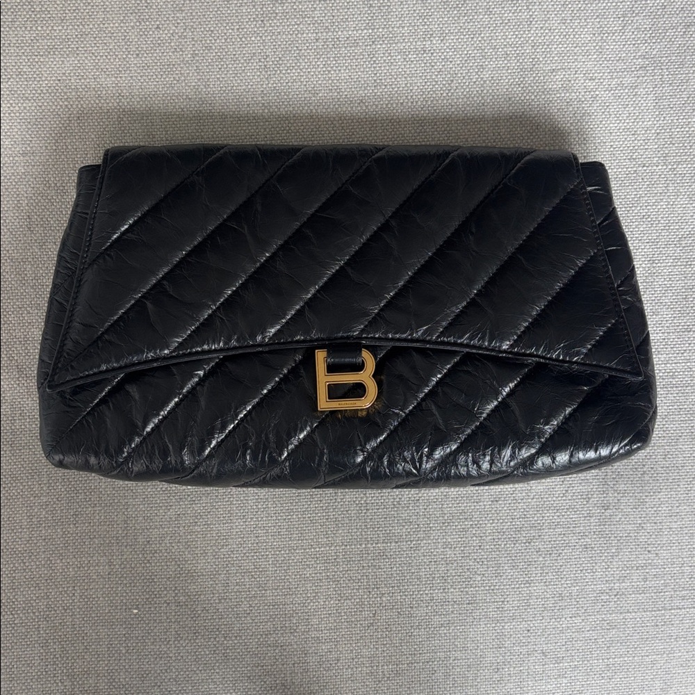 Balenciaga Crush Pochette Black | Authentic - Picture 3 of 10